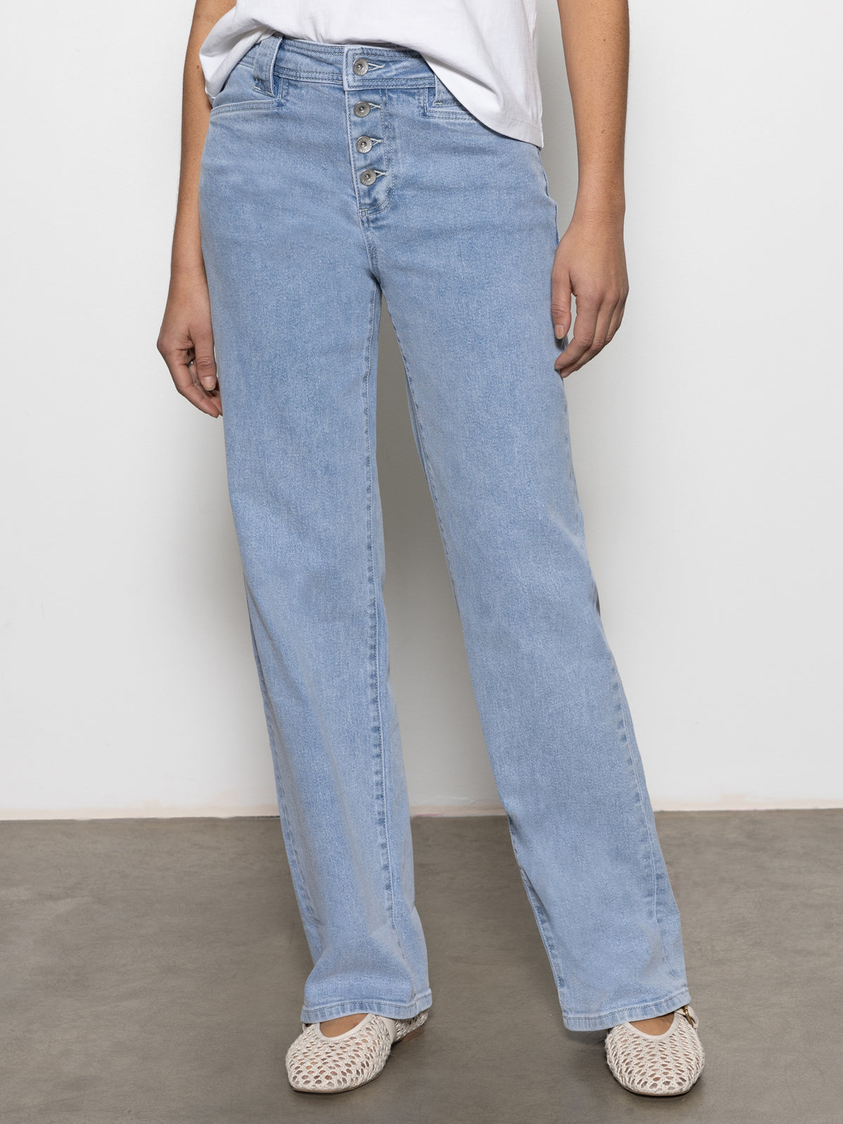 LUNA CUFFED DENIM PANT