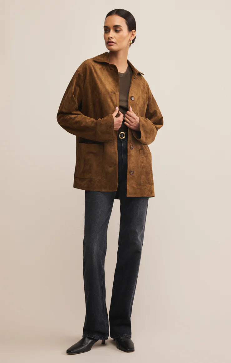 DECKER SUEDE CHORE JACKET