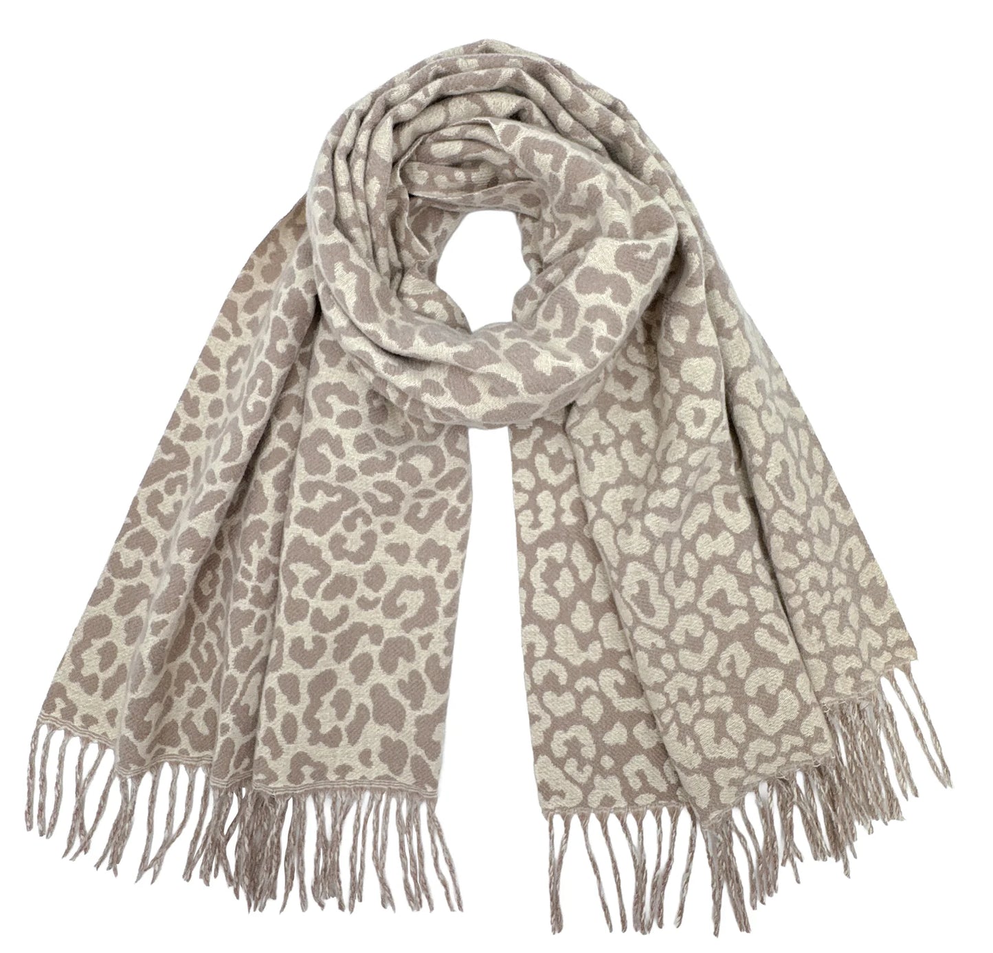 LEOPARD PRINT SCARF
