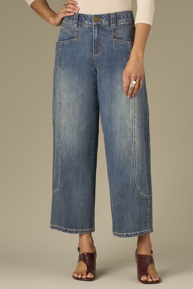 28/19" HIGH RISE BARELY BARREL W/ V-POCKETS & FRONT PANELS