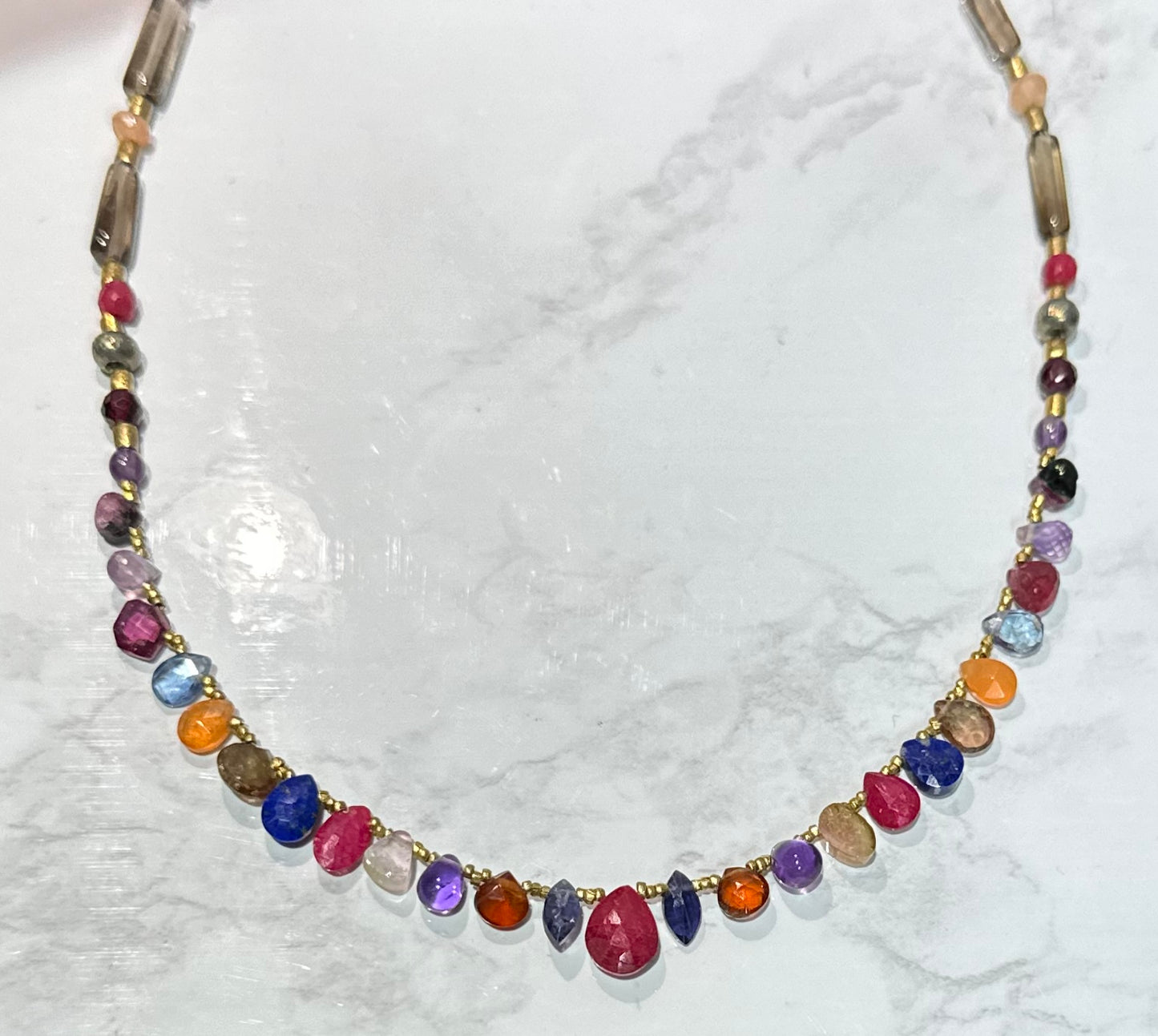 MULTI GEM NECKLACE