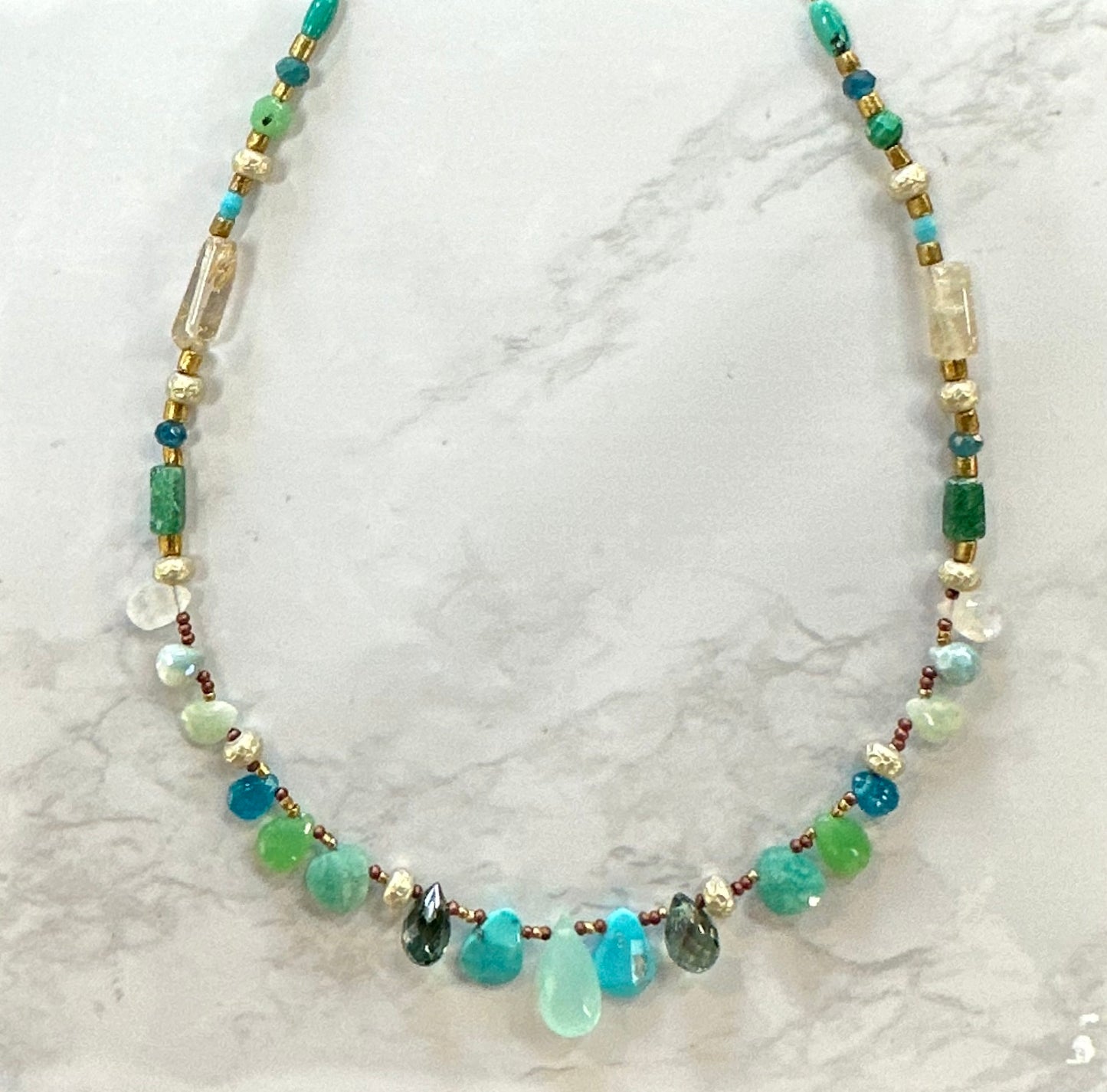 MULTI GEM NECKLACE