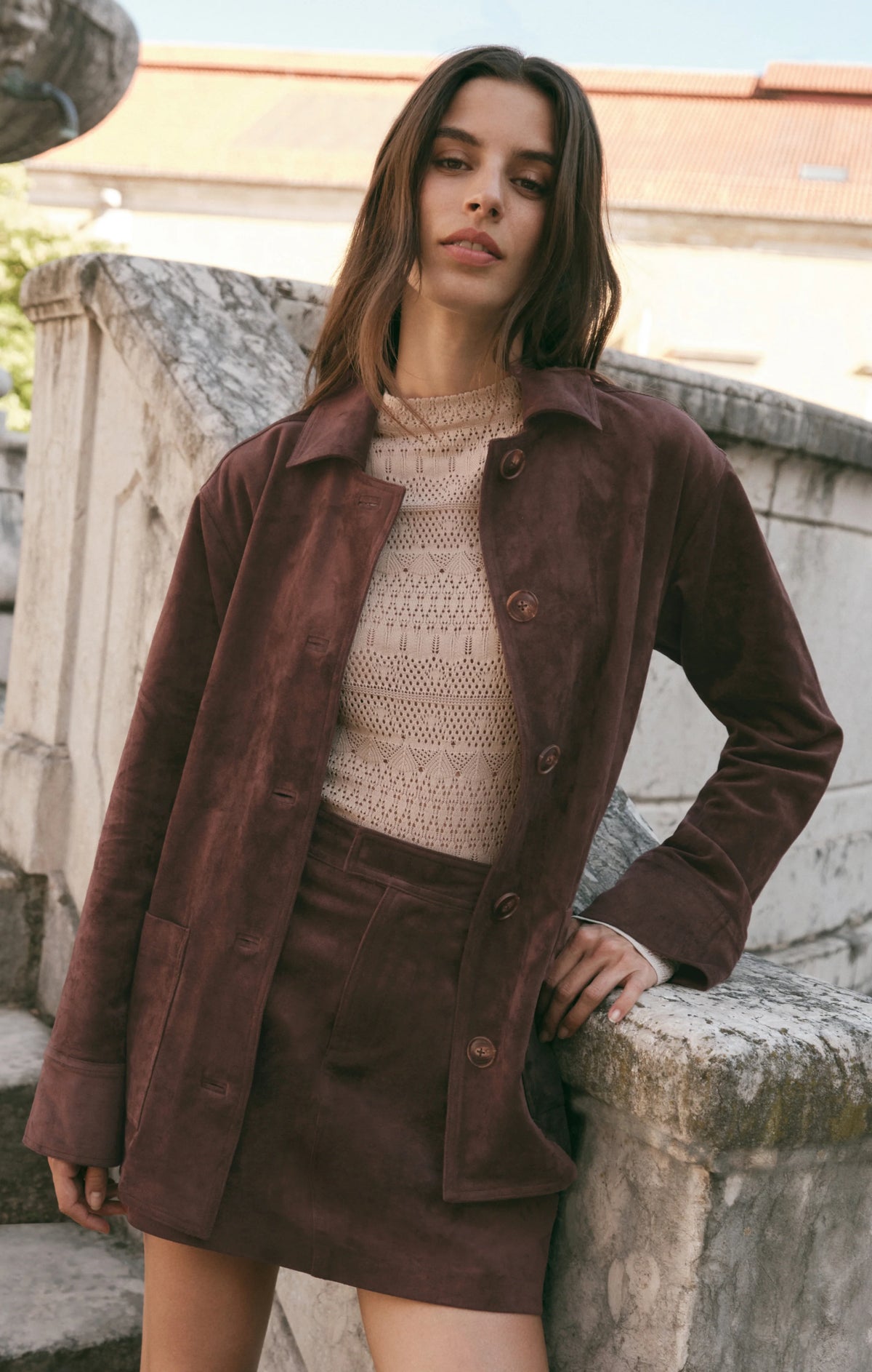 DECKER SUEDE CHORE COAT - Z Supply