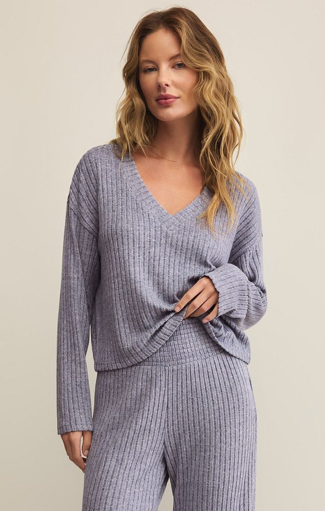 VALENTINA RIB LS TOP