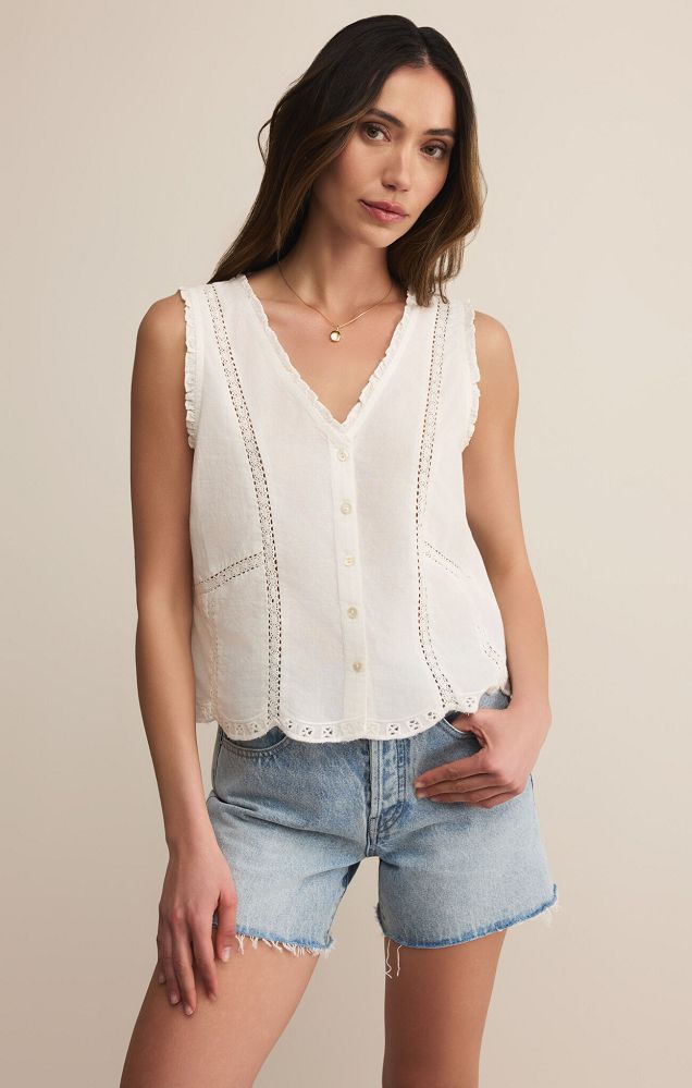 TOMI EMBROIDERED TANK