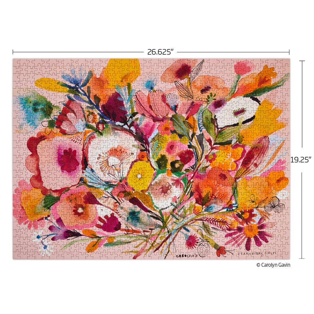 WerkShoppe - Strawberry Fields | 1000 Piece Jigsaw Puzzle