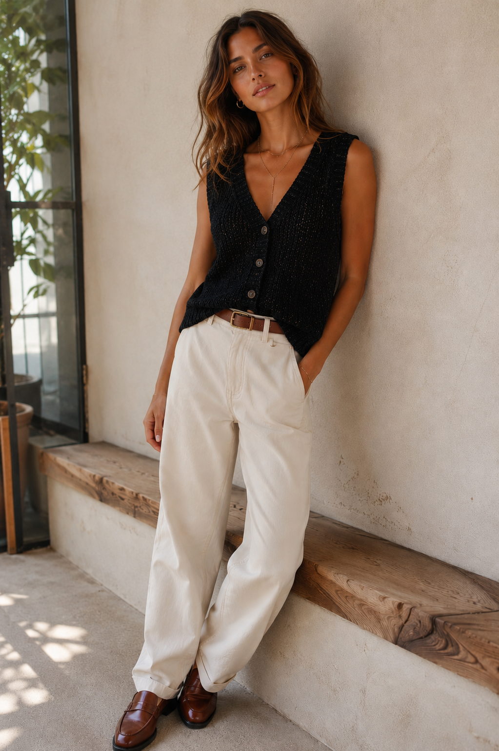 Midnight Cove Knit Vest