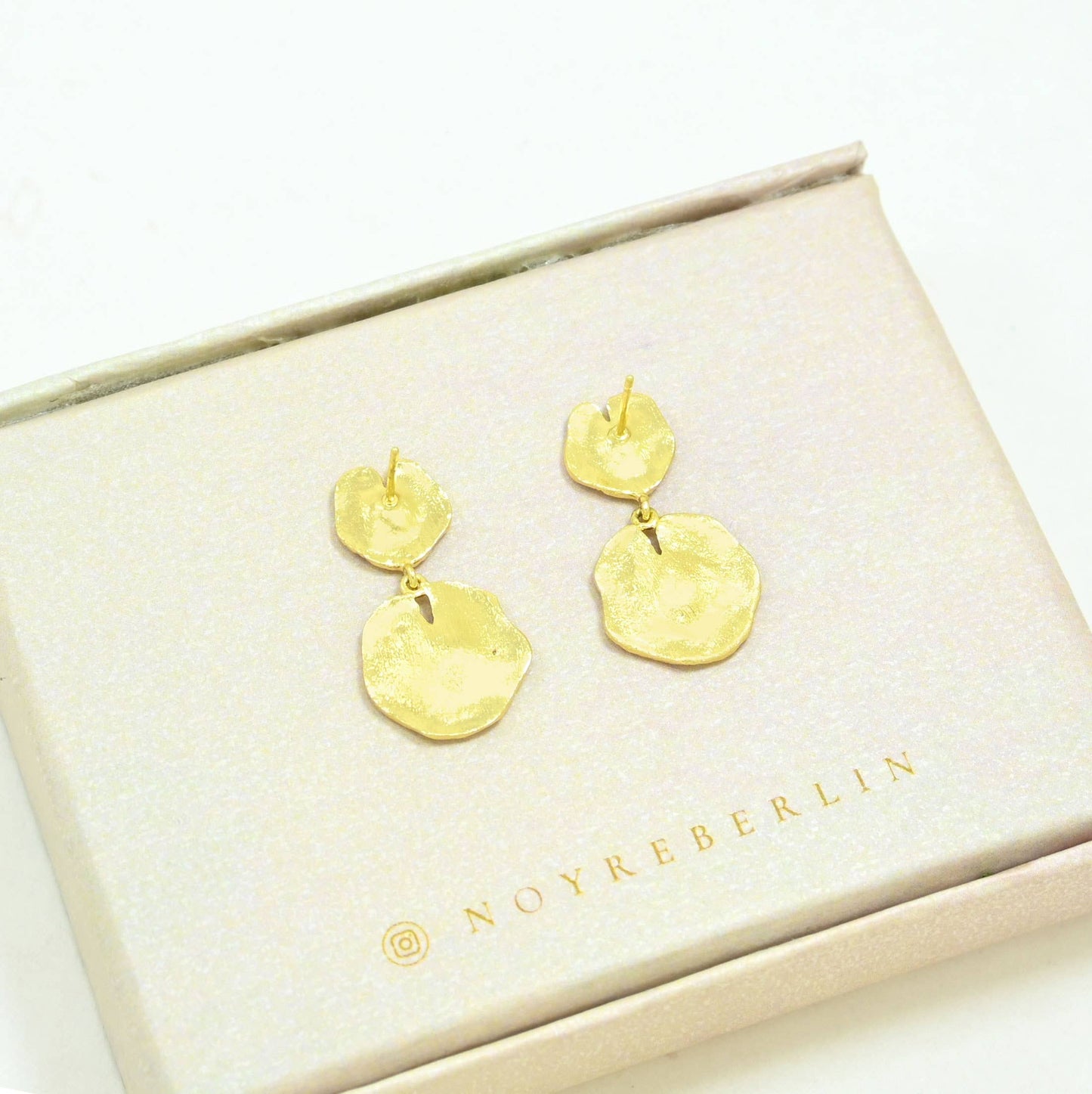 Schmuckoo x Noyre Berlin - Gingko Boho Chic Earring Gold Plated