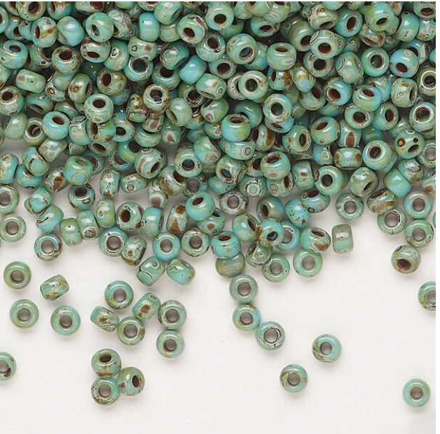Amano Studio - Miyuki Bead and Pearl Necklace - Turquoise