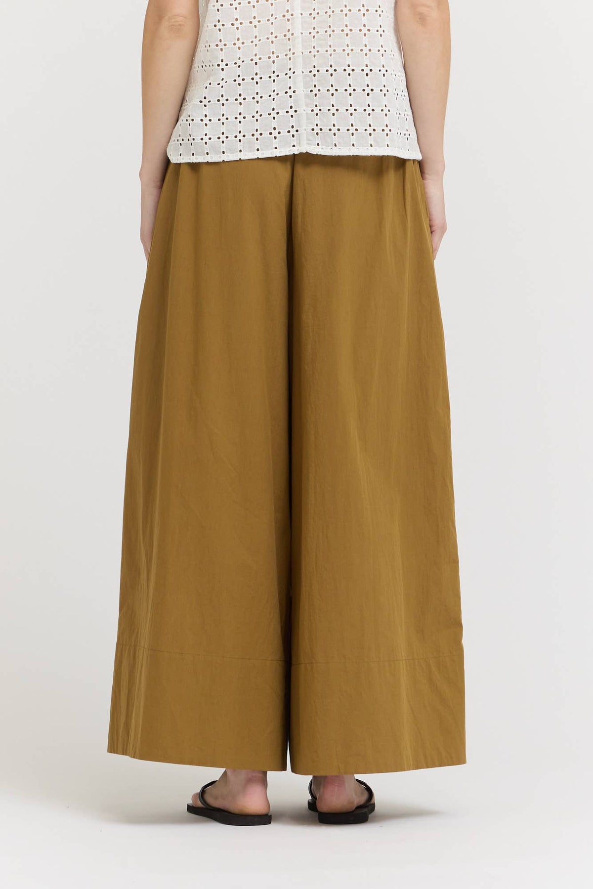 Grade & Gather - 50951 - POPLIN COTTON CULOTTE PANTS