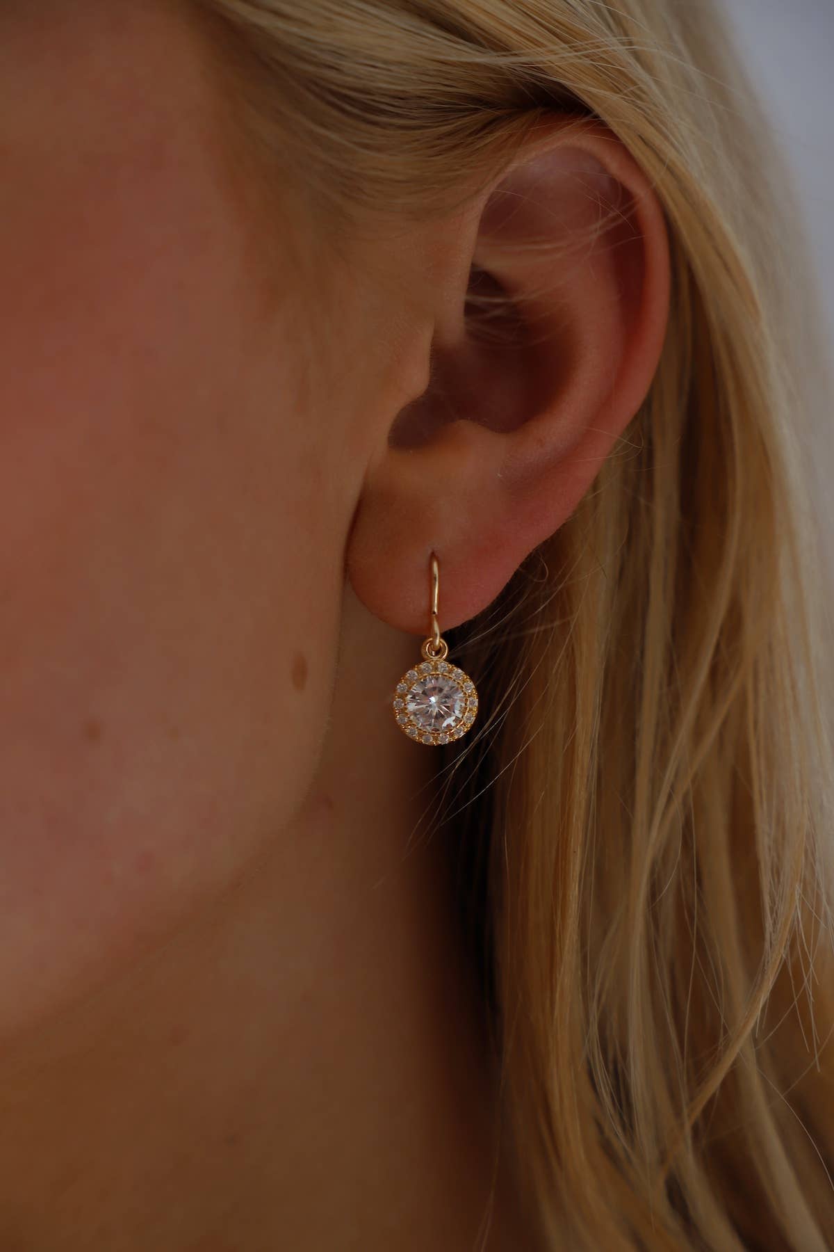 Katie Waltman Jewelry - NORA HALO EARRINGS