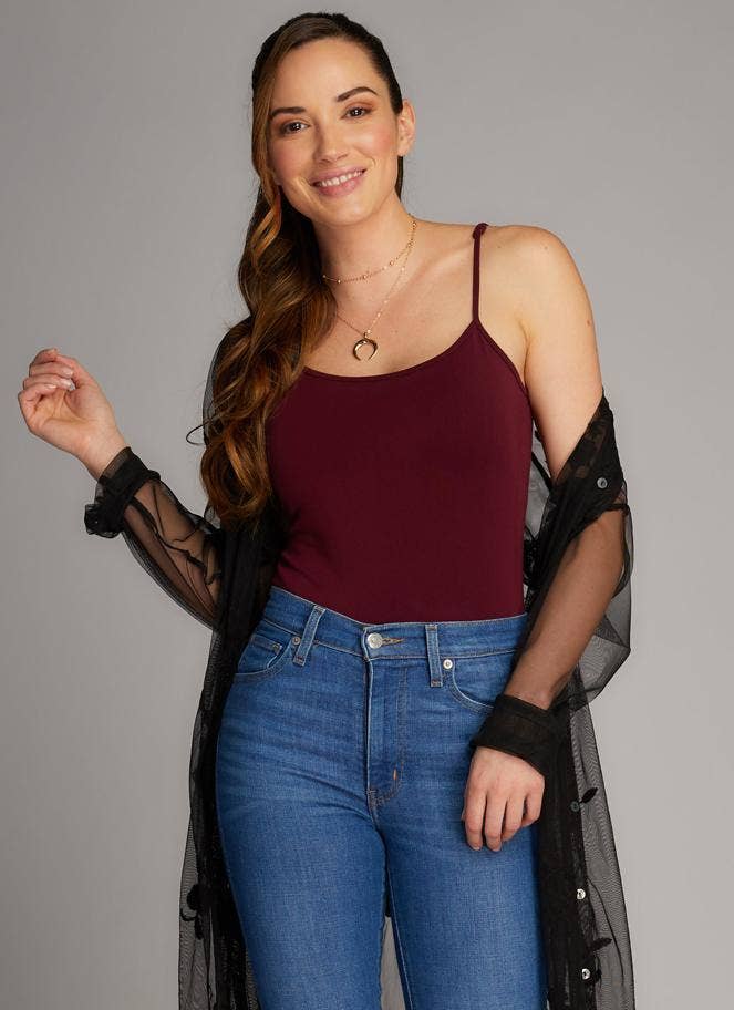 Bamboo Spaghetti-Strap Camisole