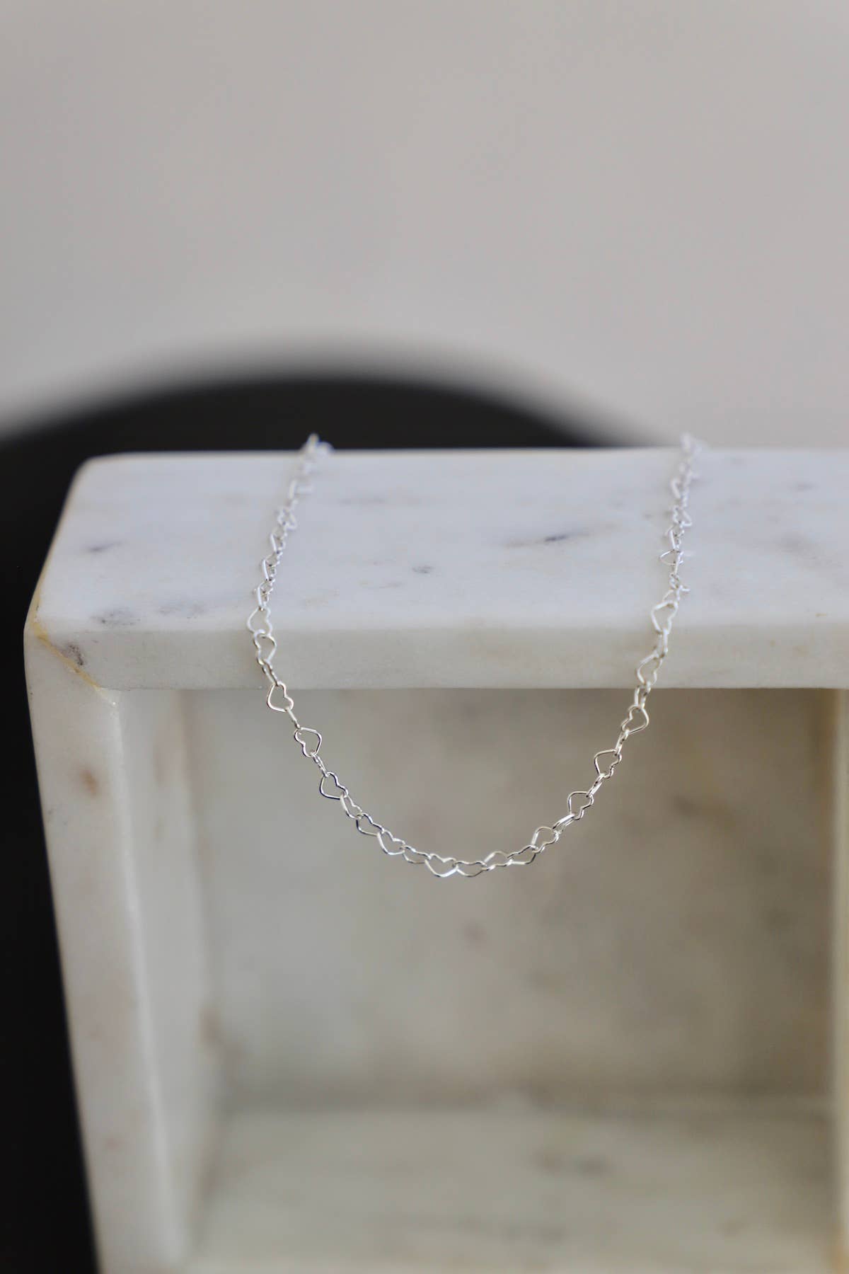 Katie Waltman Jewelry - HEART CHAIN NECKLACE