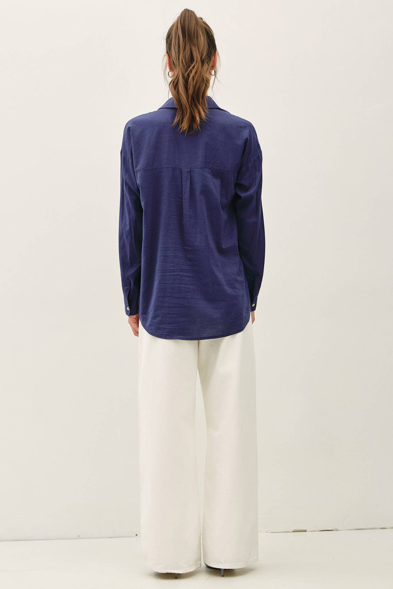 Be Cool - COTTON BLEND LIGHT WEIGHT OVERSIZED CLASSIC SHIRT