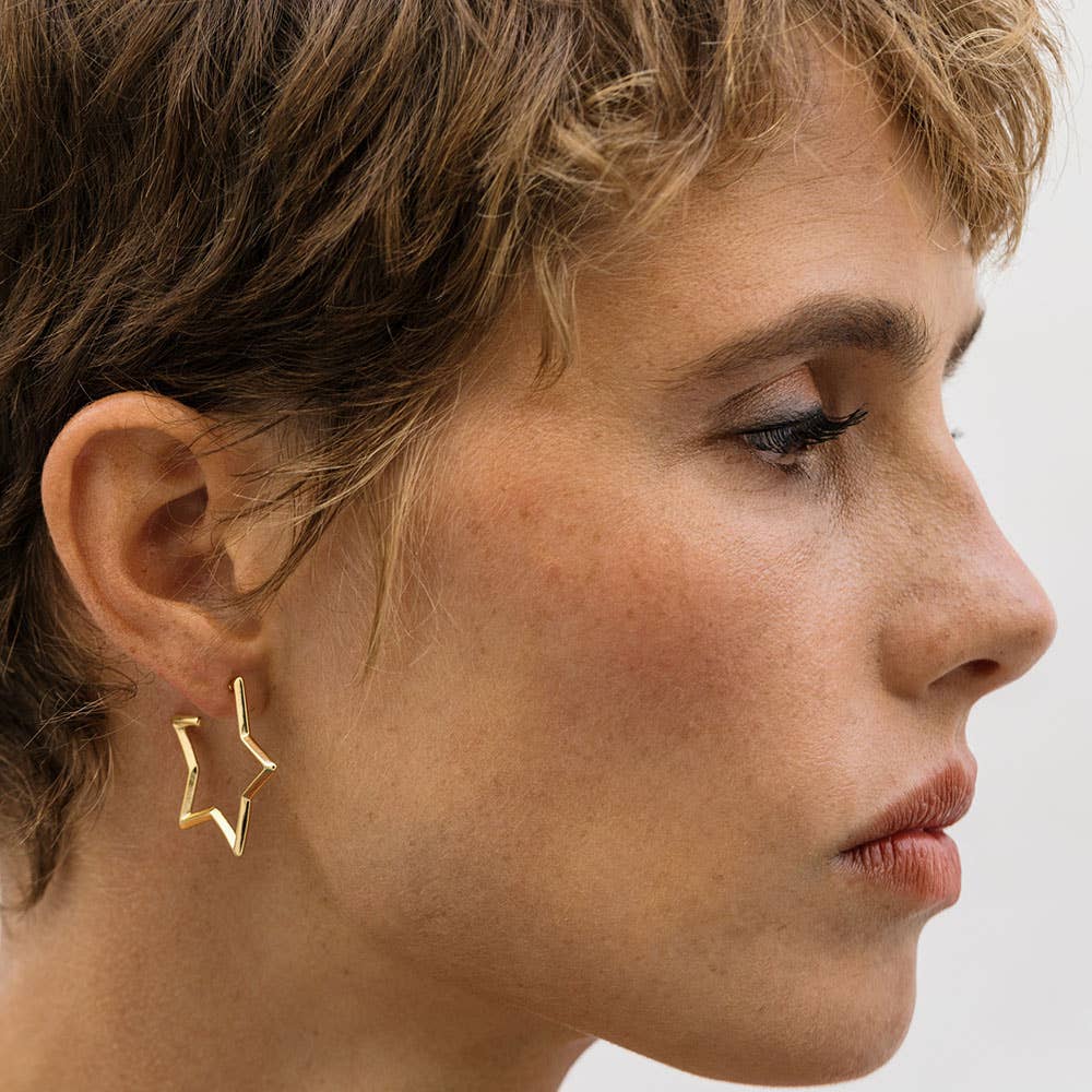 Amano Studio - Star Hoop Earrings