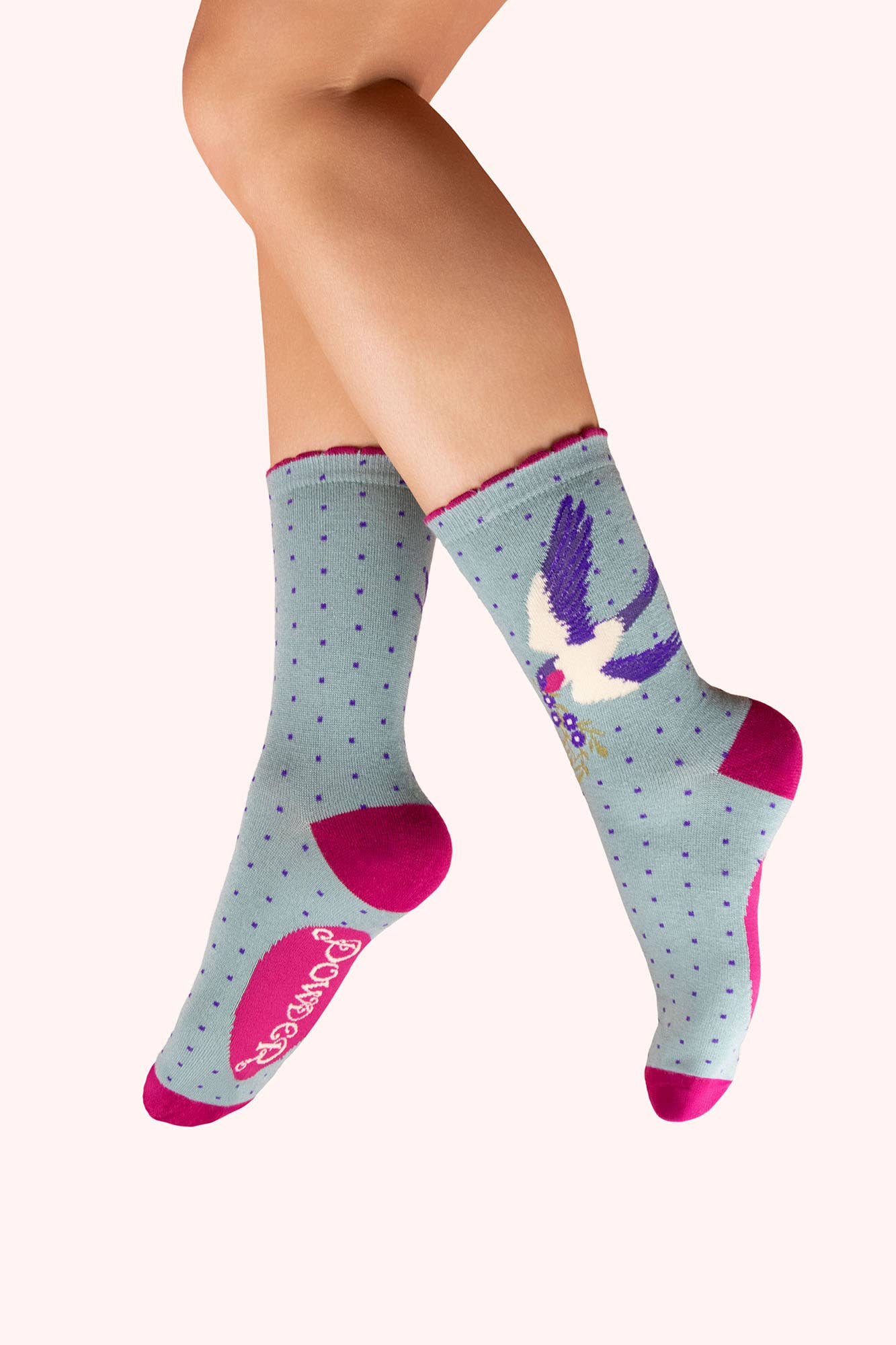 Powder Design inc - US - Women's Ankle Socks - Swooping Swallow