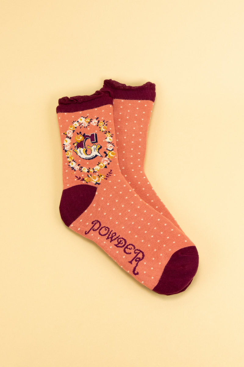 A-Z Ankle Socks