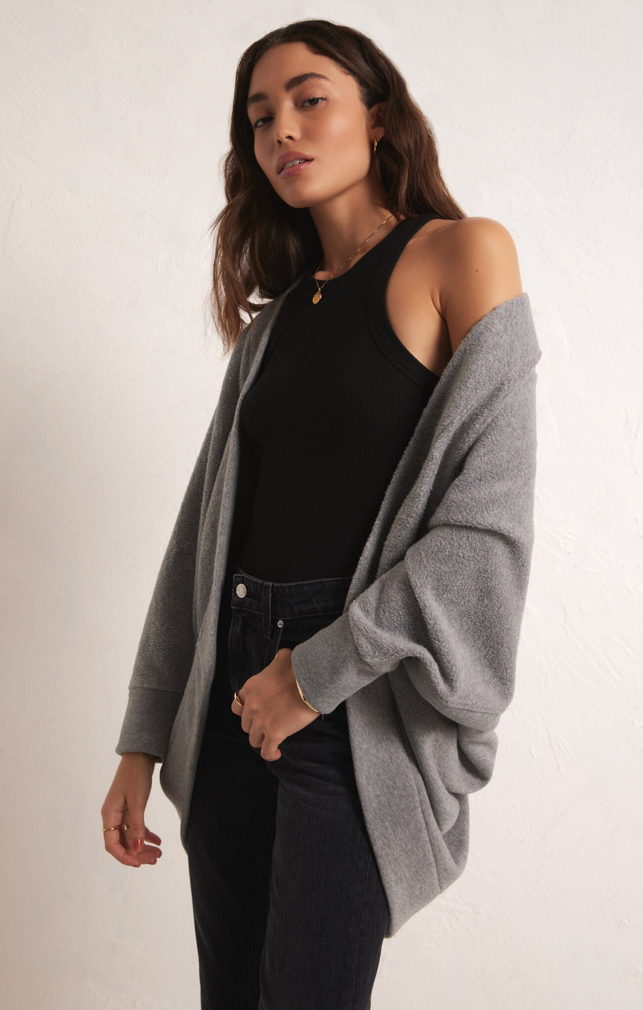 COMMUTER FLEECE CARDIGAN