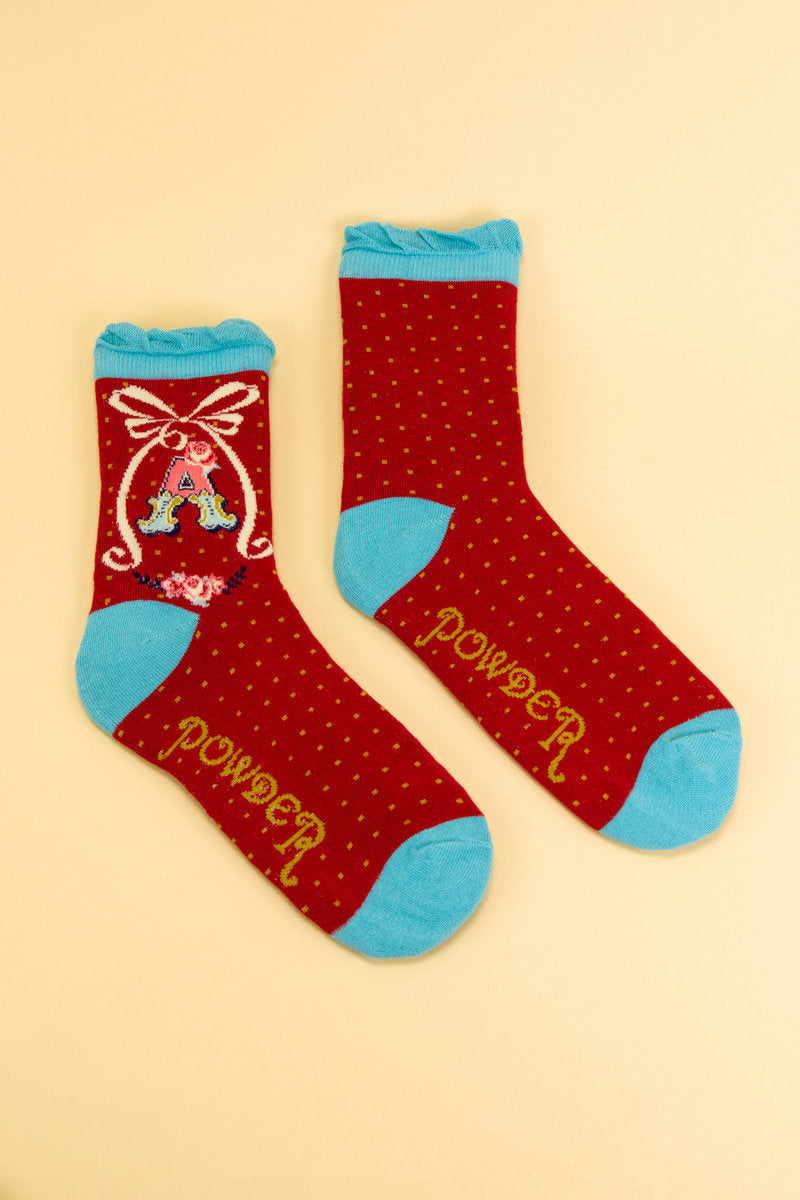 A-Z Ankle Socks