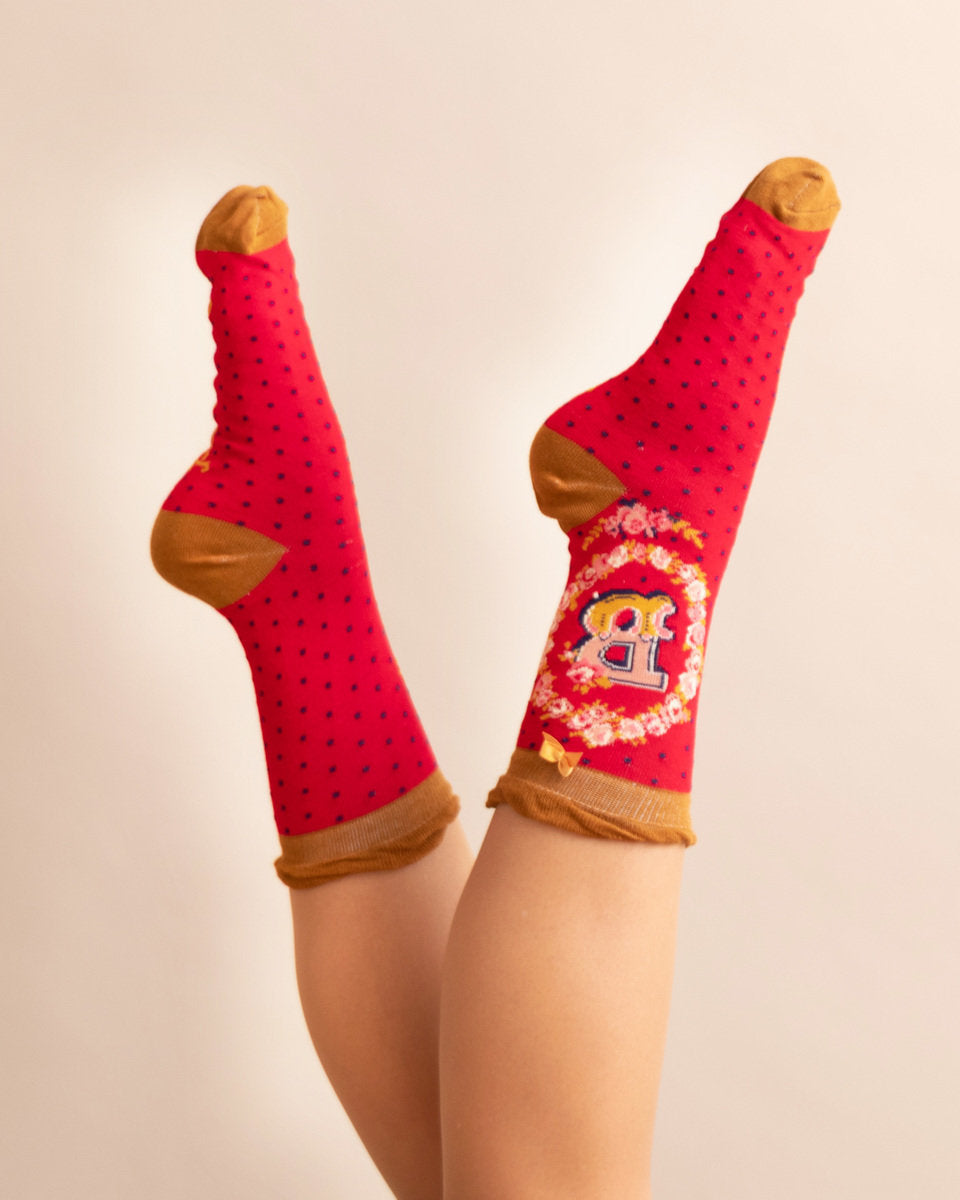 A-Z Ankle Socks