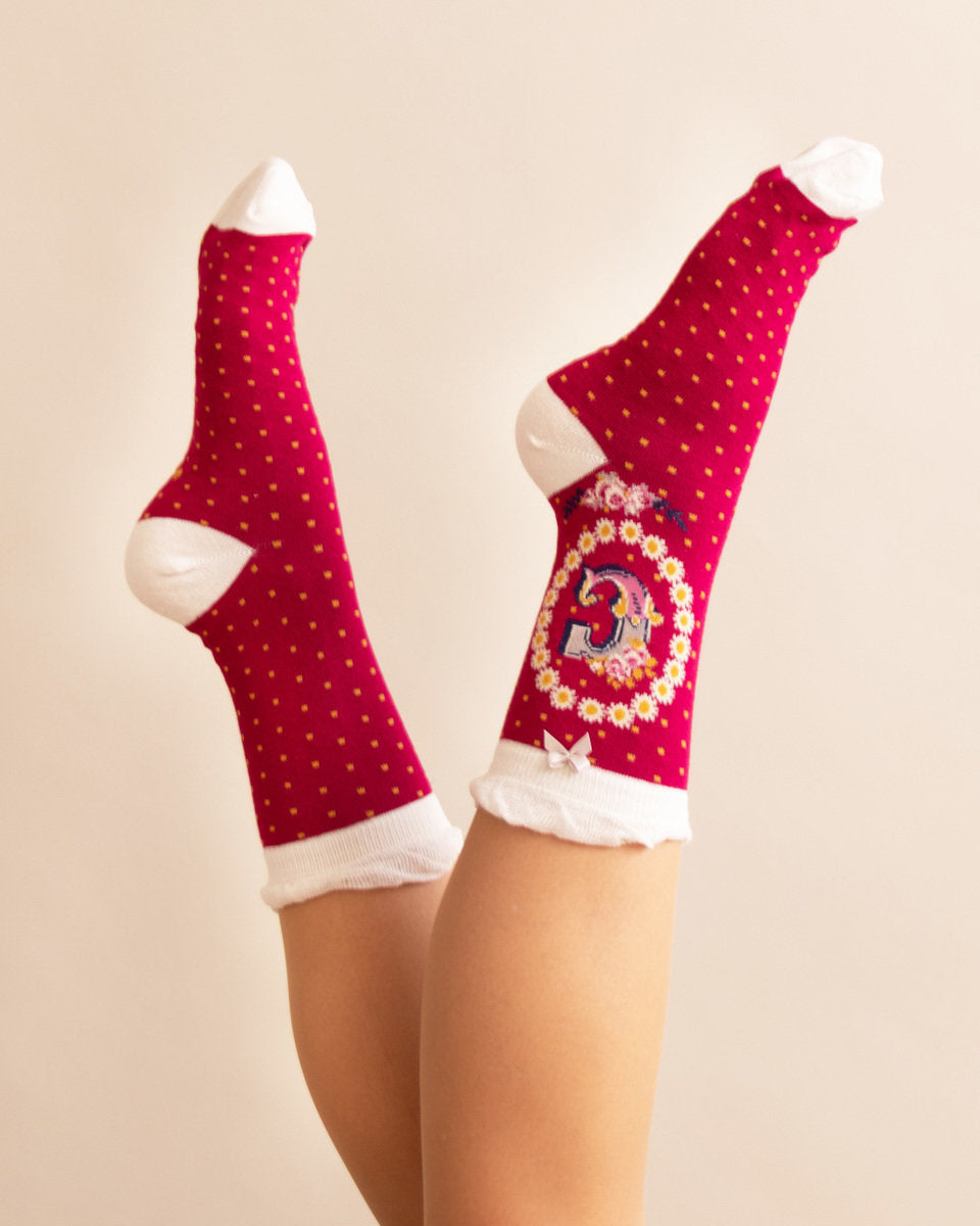 A-Z Ankle Socks