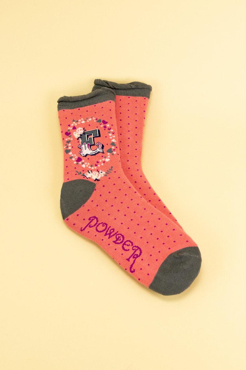 A-Z Ankle Socks