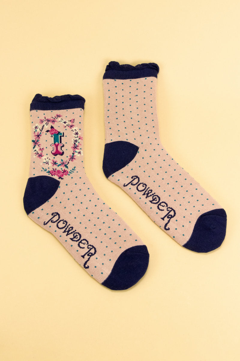 A-Z Ankle Socks