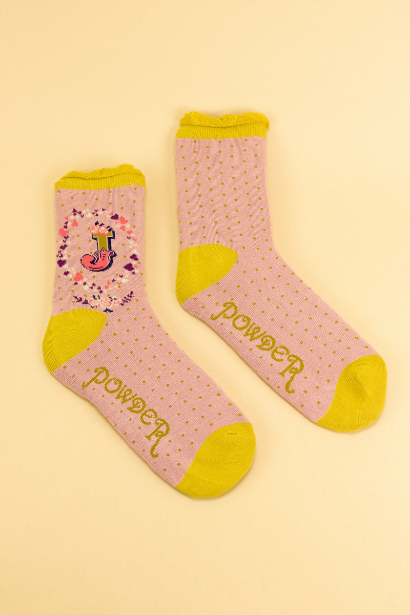 A-Z Ankle Socks