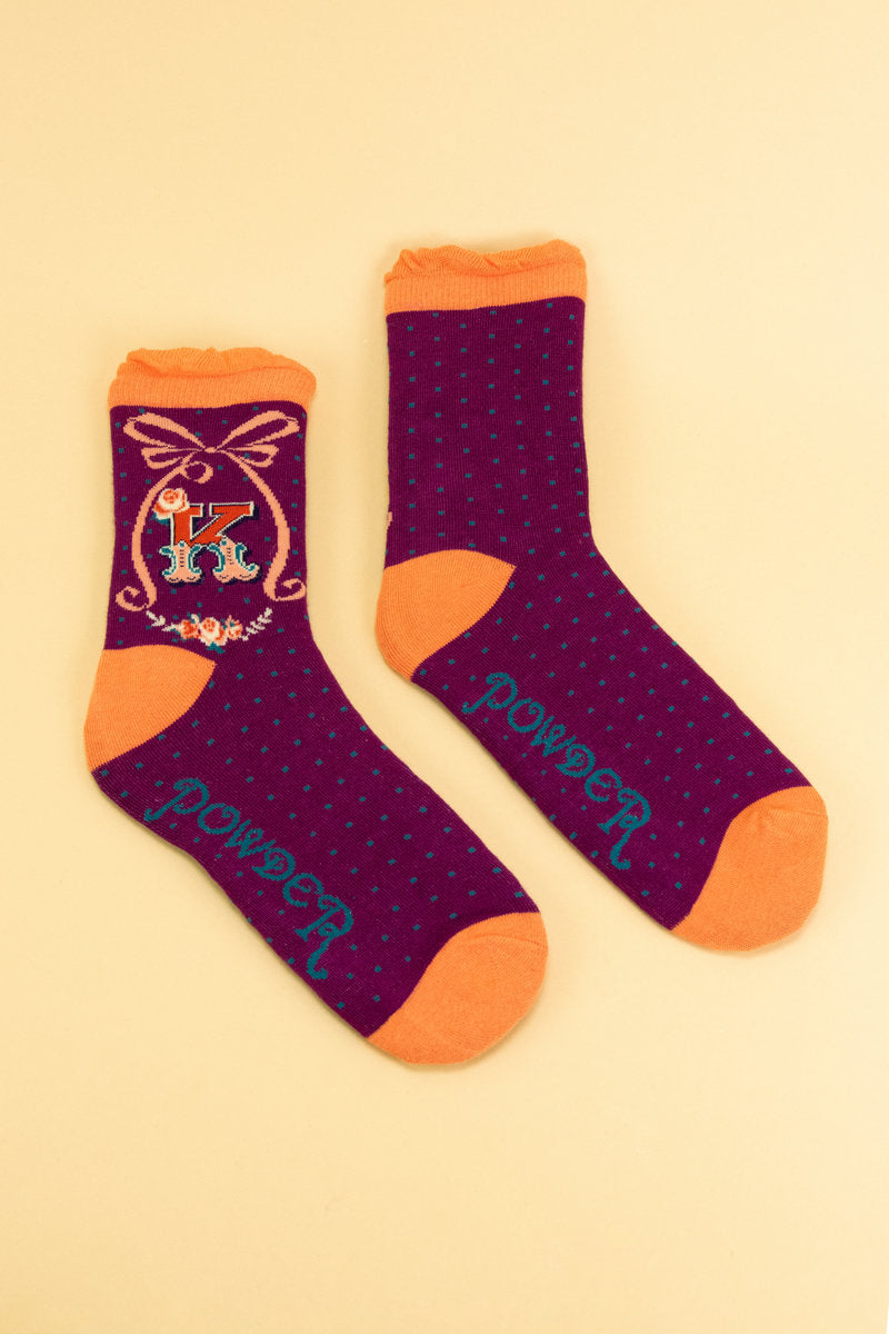 A-Z Ankle Socks