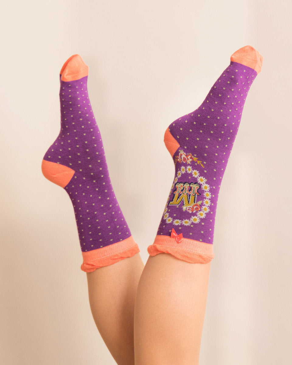 A-Z Ankle Socks
