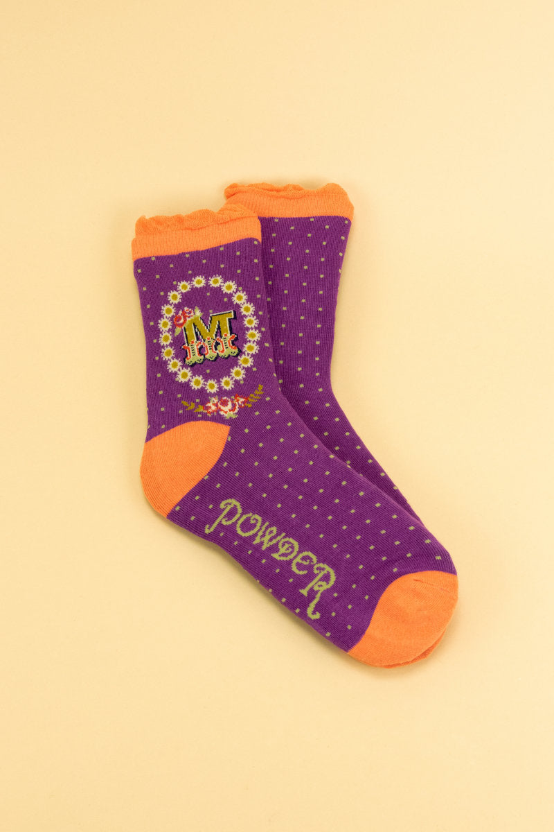 A-Z Ankle Socks