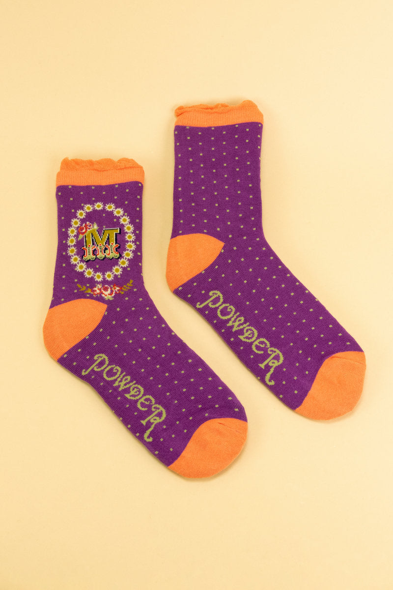 A-Z Ankle Socks