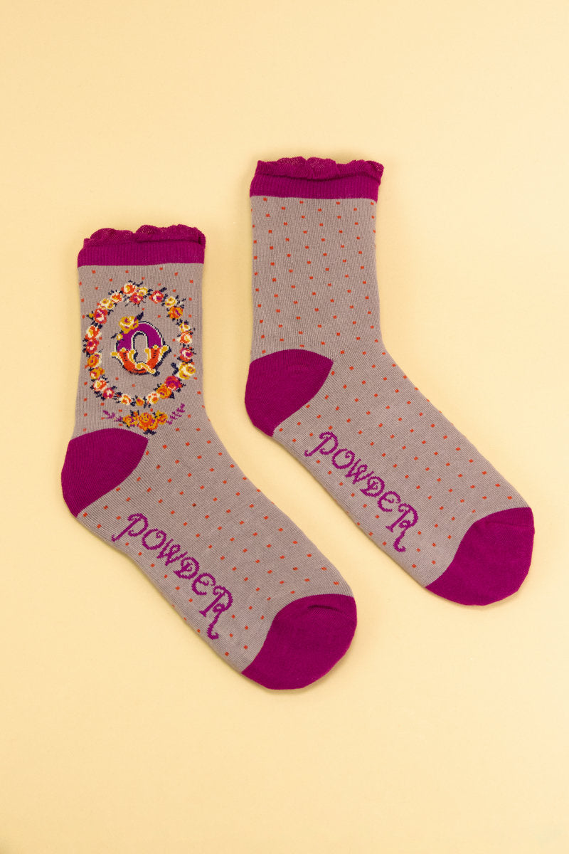 A-Z Ankle Socks