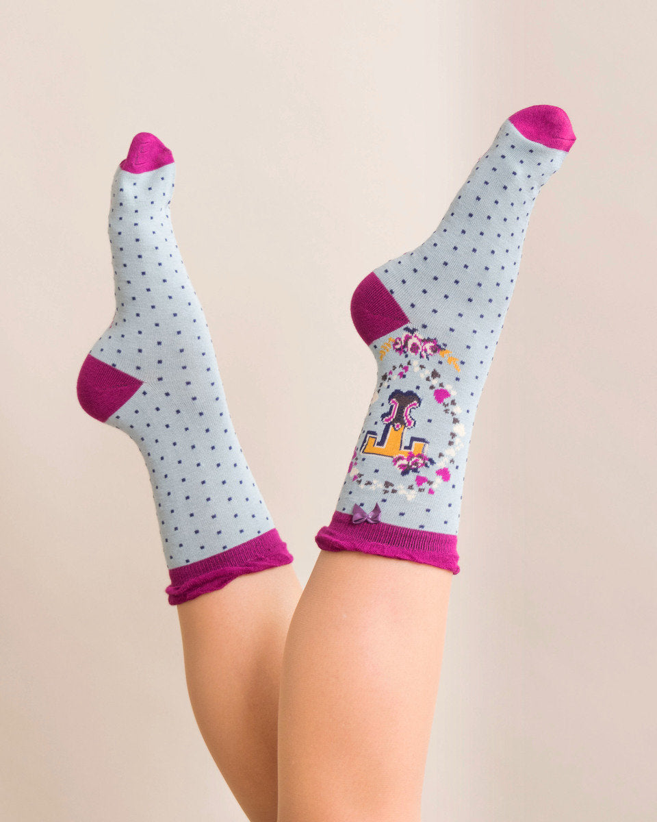 A-Z Ankle Socks