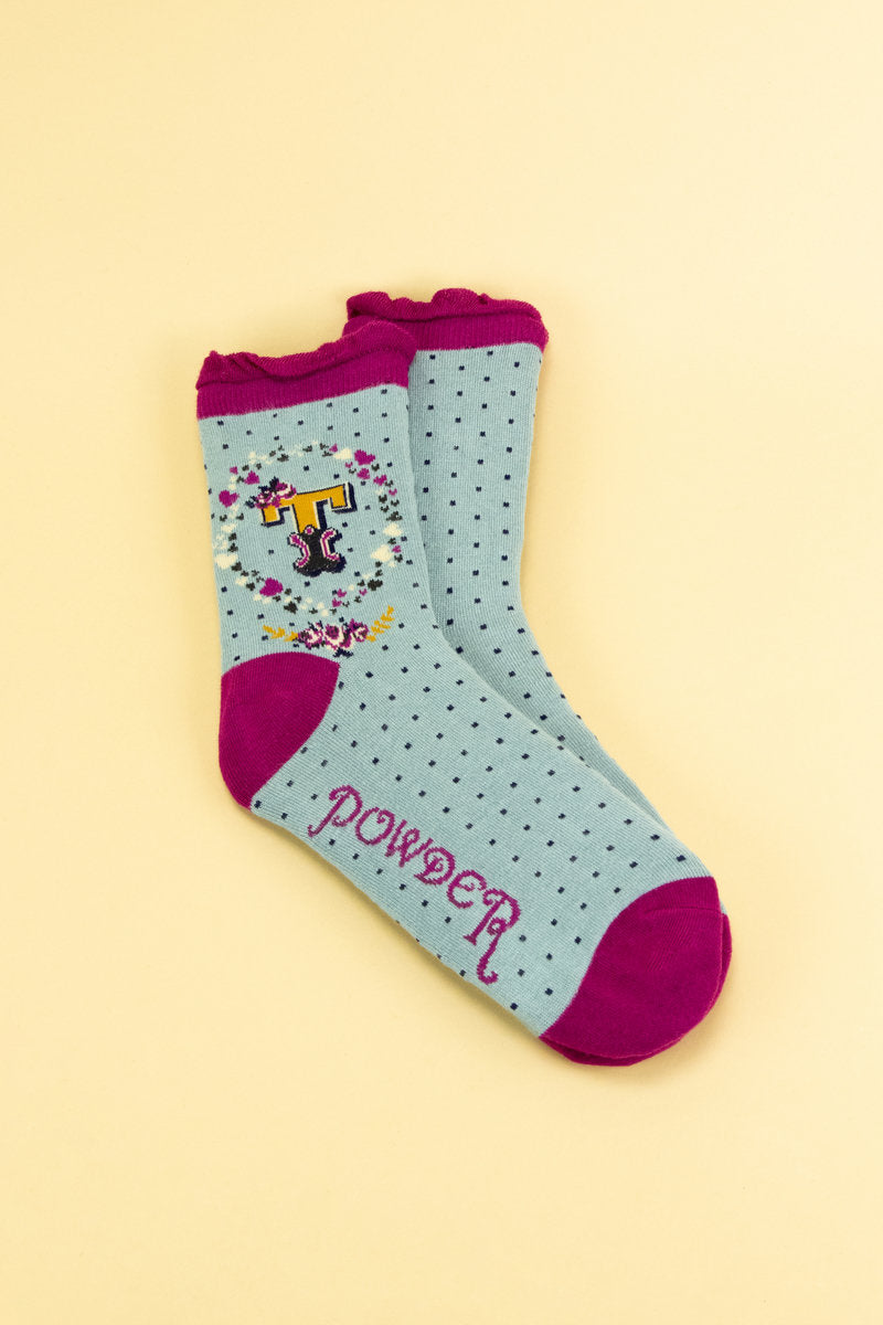 A-Z Ankle Socks