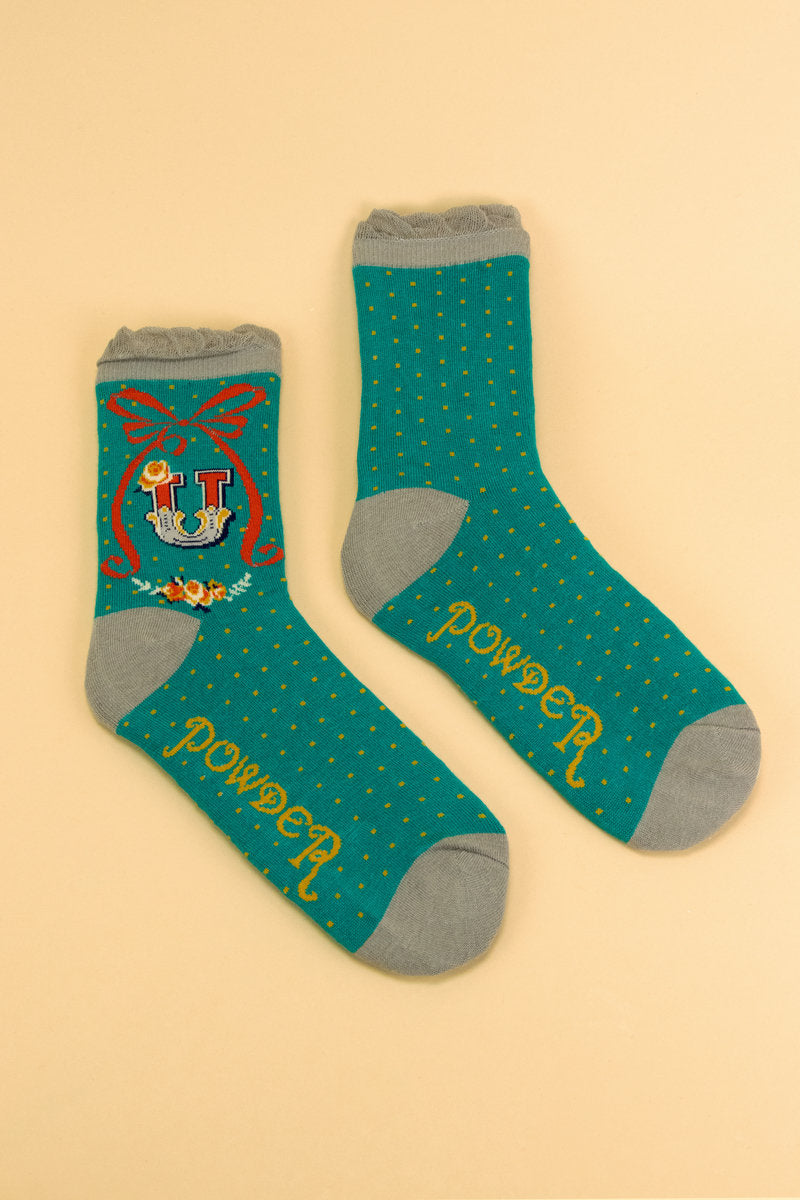 A-Z Ankle Socks