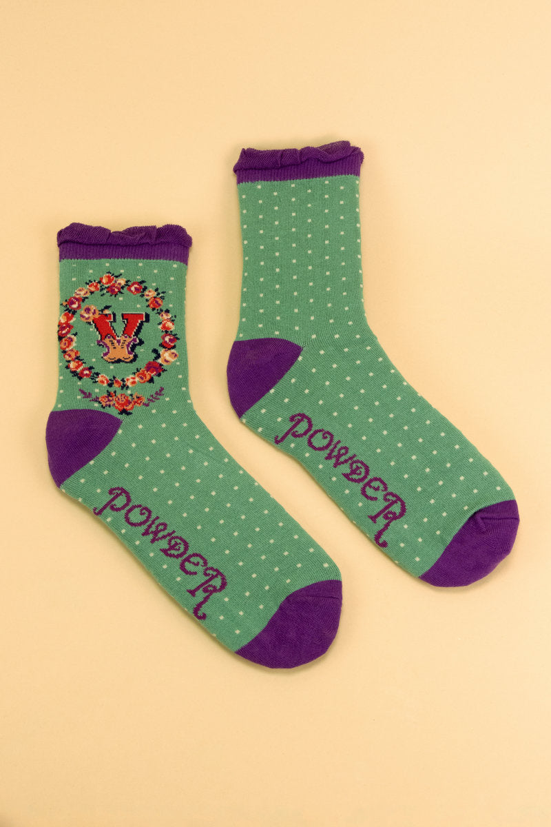 A-Z Ankle Socks