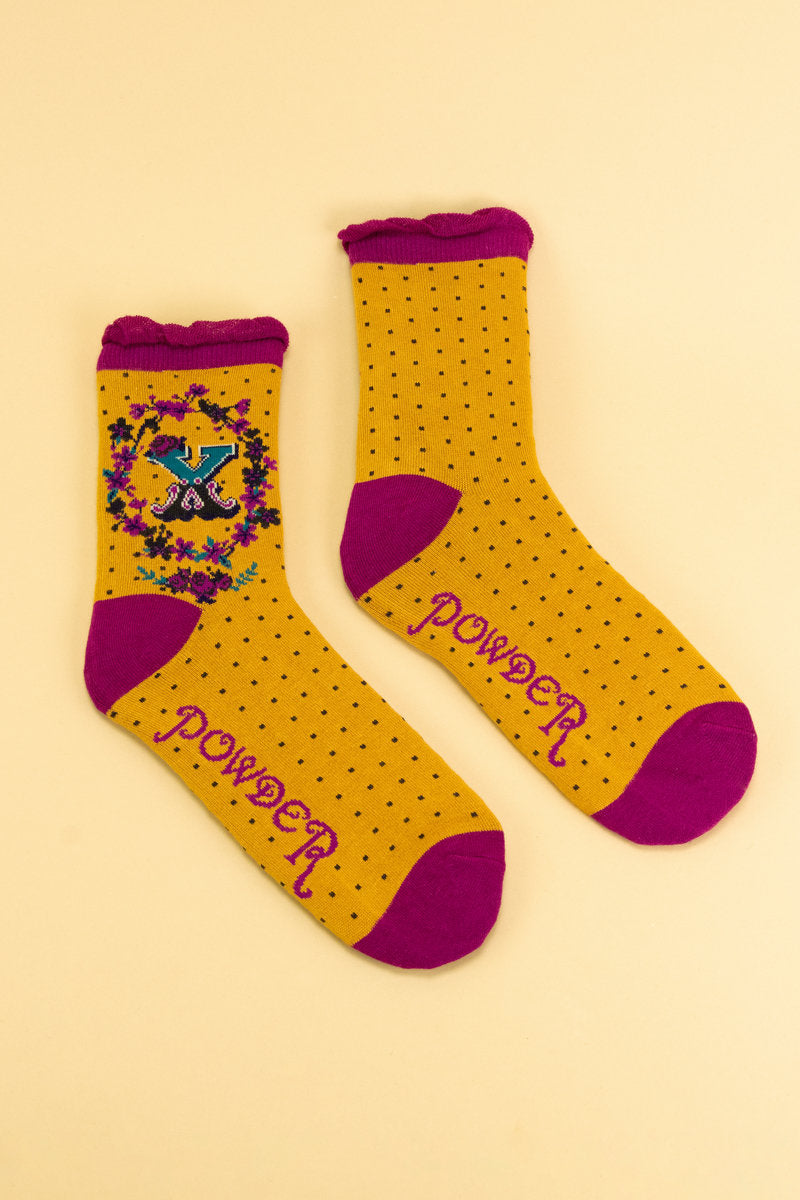 A-Z Ankle Socks