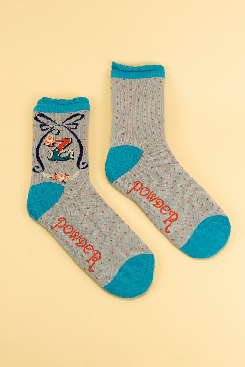 A-Z Ankle Socks