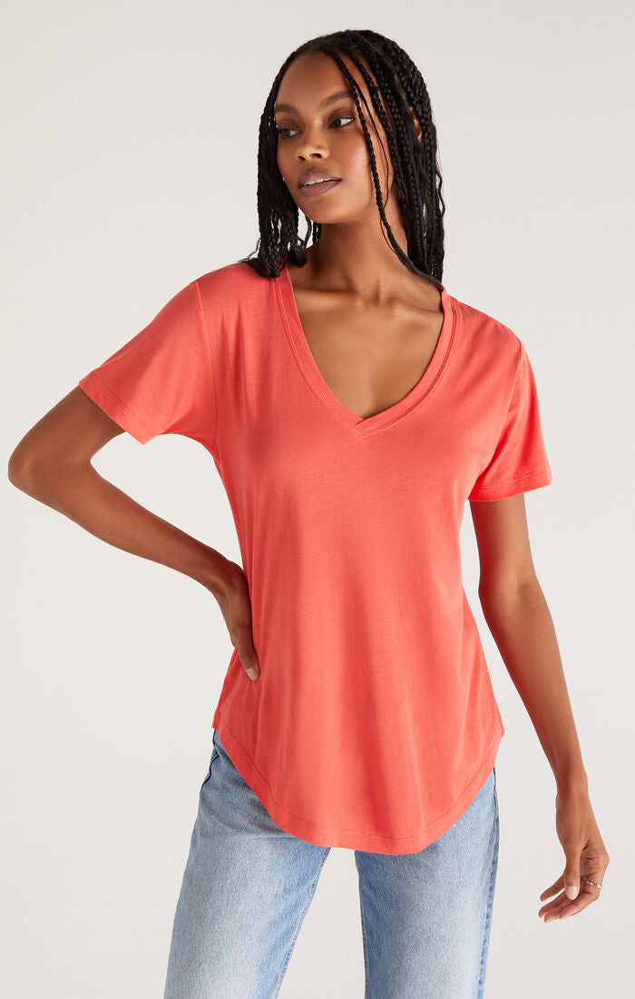 Kasey Modal V-Neck Tee