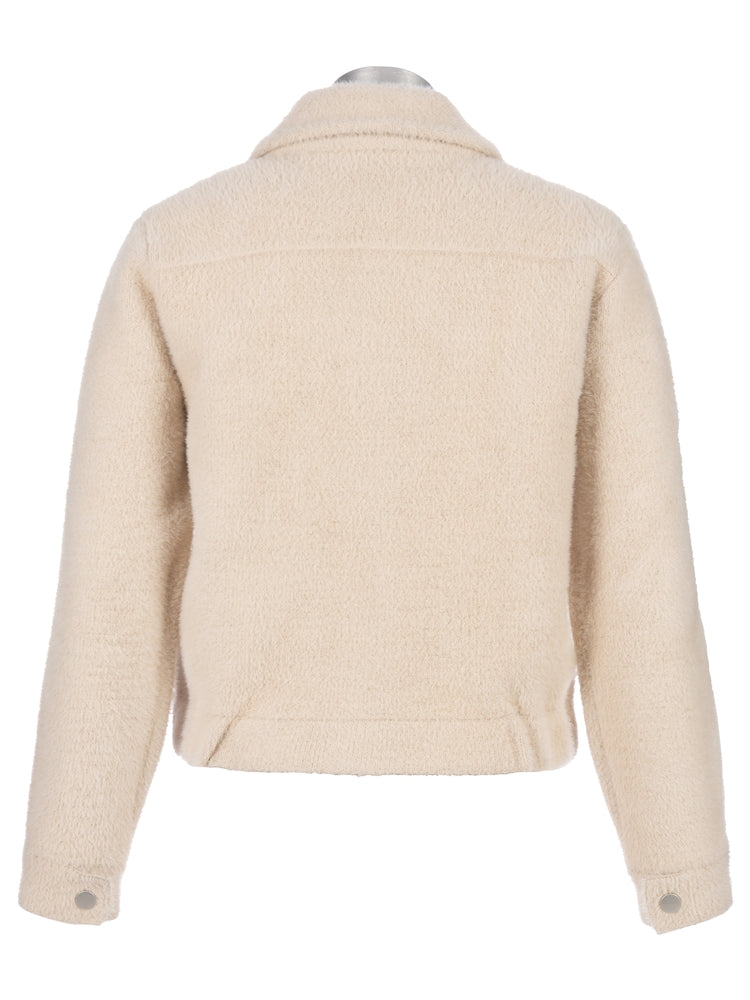 PERLA - BUTTON DOWN JACKET W/ FLAP
POCKETS