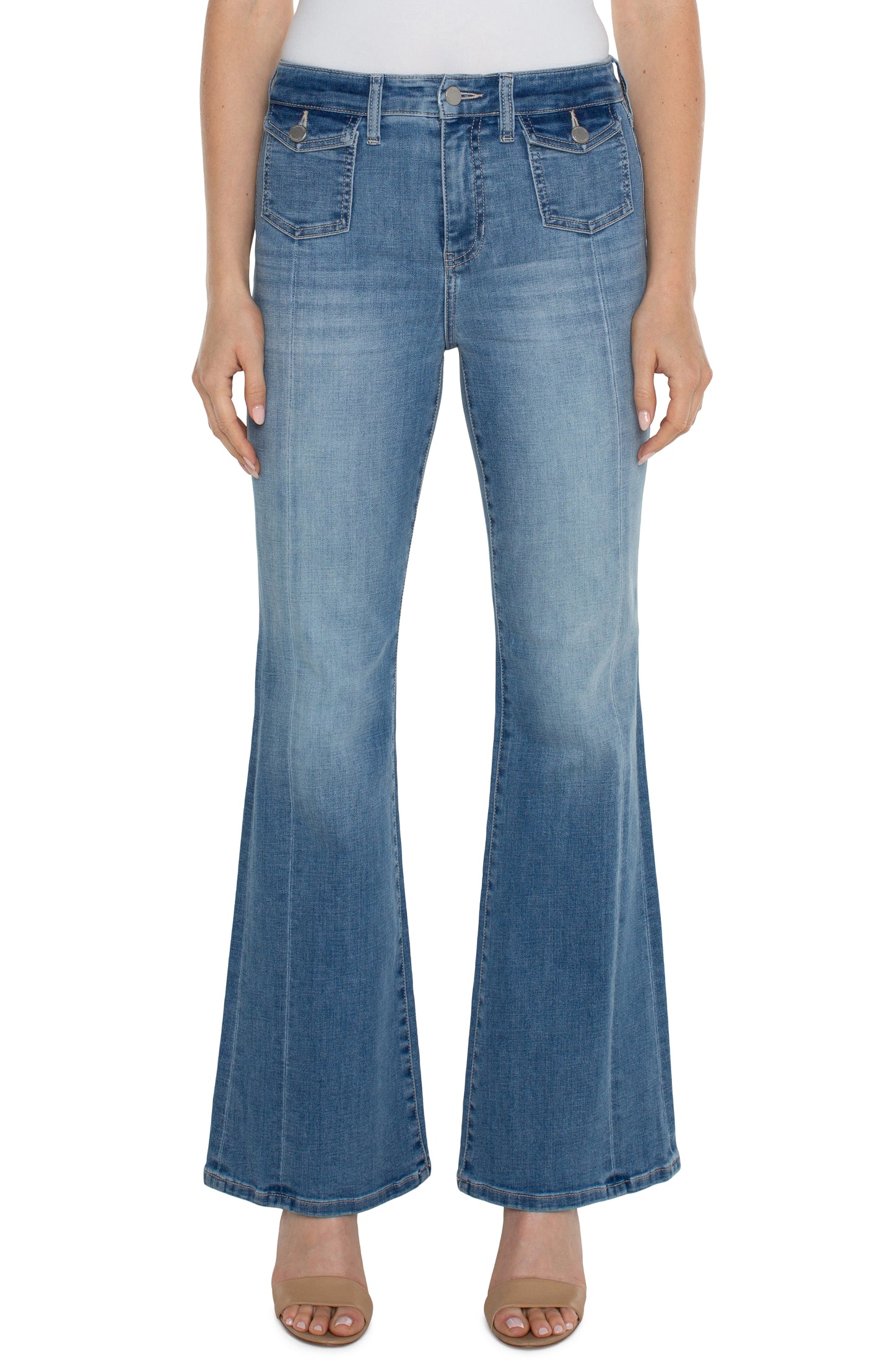 Hannah Flare w/flap Front Pockets