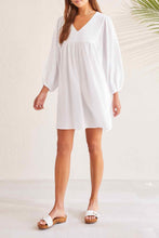 Load image into Gallery viewer, 3/4 PUFF SLEEVE DRESS
