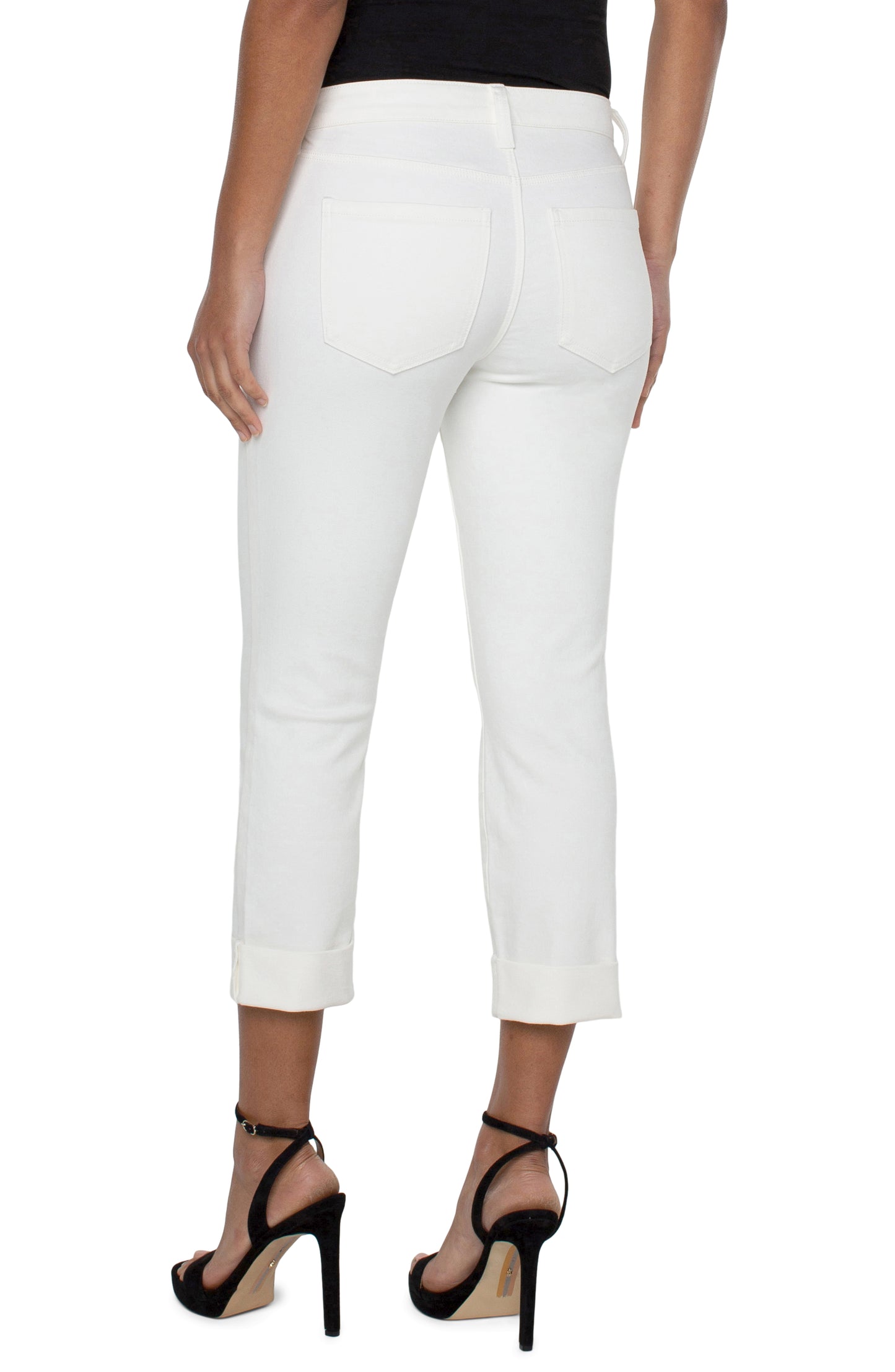 charlie crop wide rolled cuff 24in ins