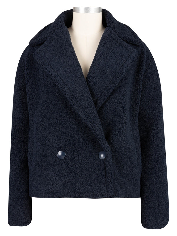 EMALINE - DOUBLE BREASTED SHERPA
COAT