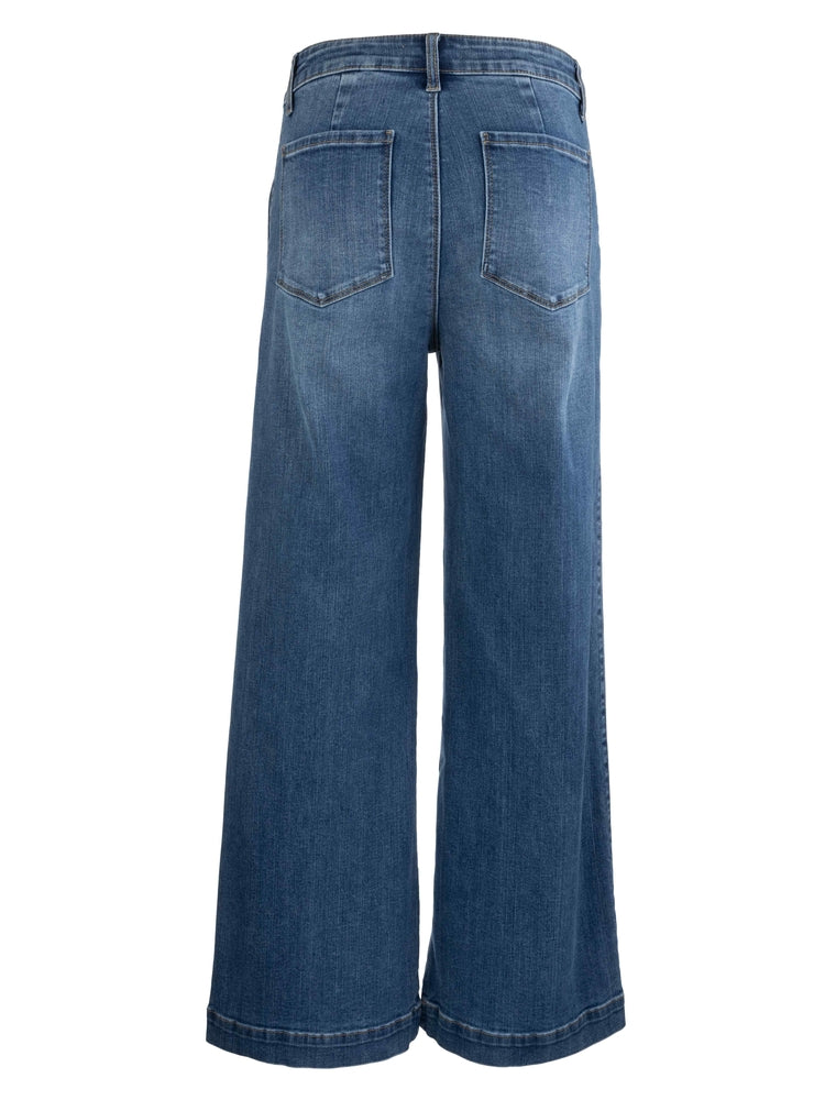 MEG HIGH RISE WIDE STRAIGHT LEG PORK CHOP WITH POCKET