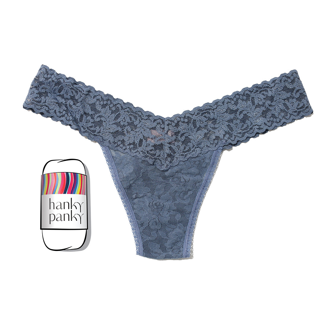 Signature Lace Low Rise Thong