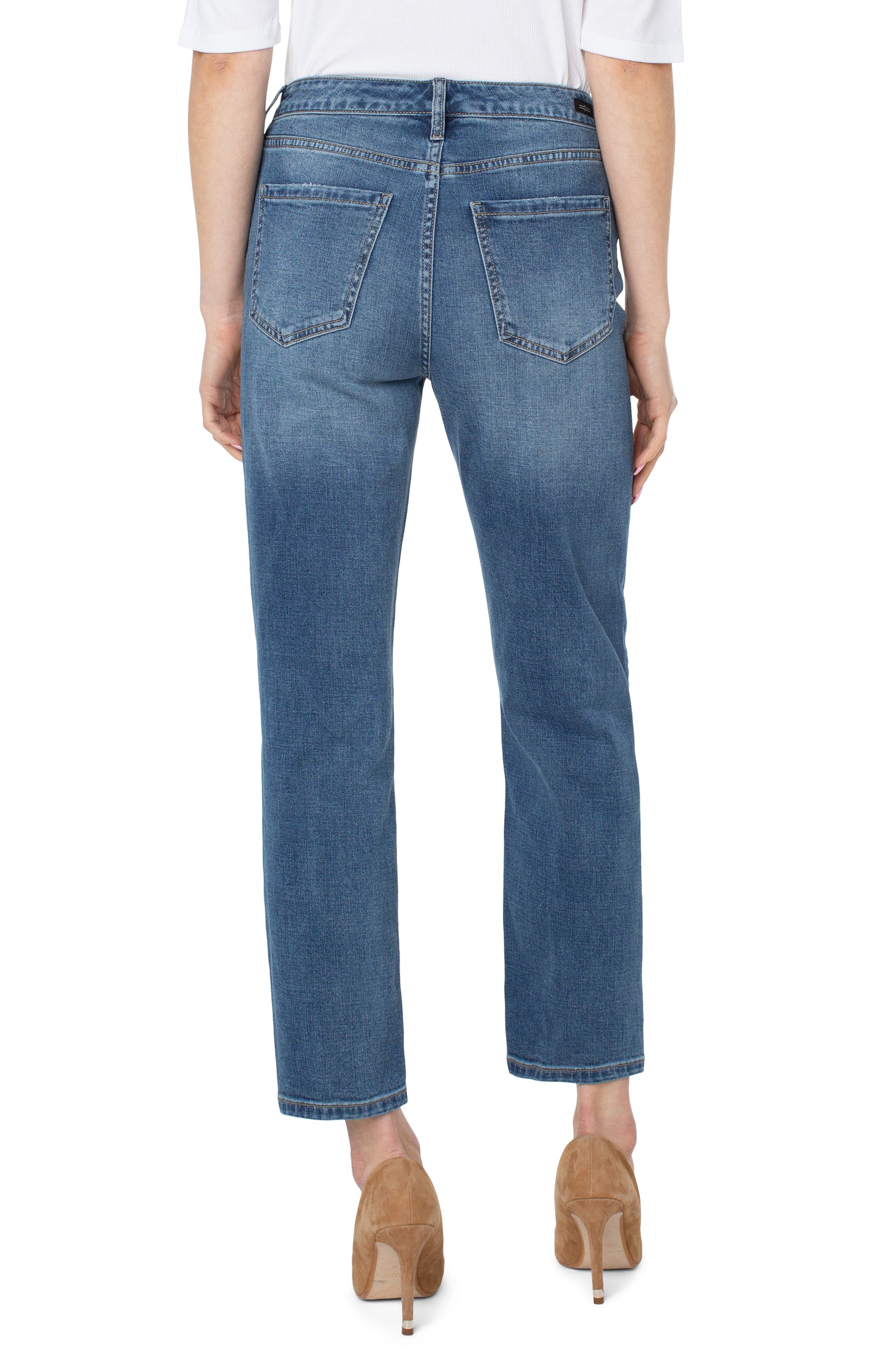 High Rise Non-Skinny Skinny Jeans
