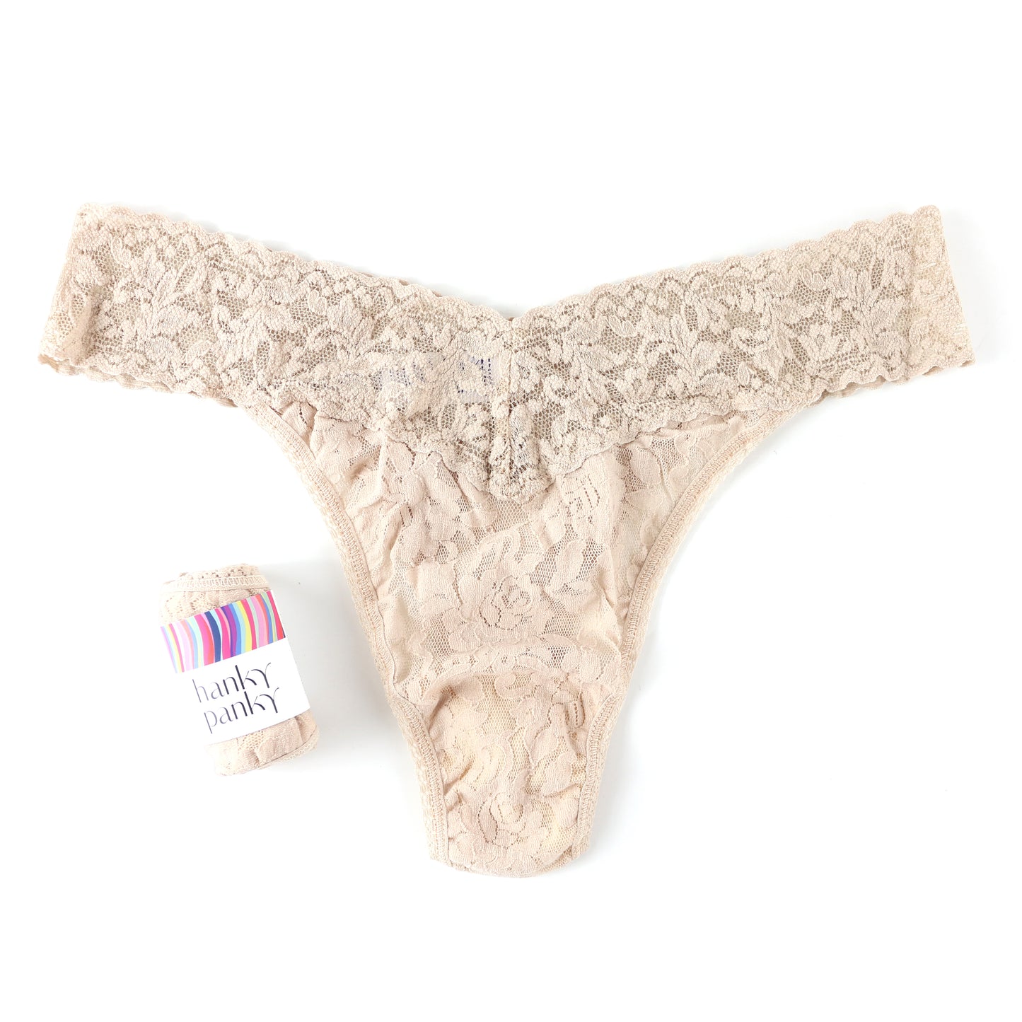 Signature Lace Original Rise Thong
