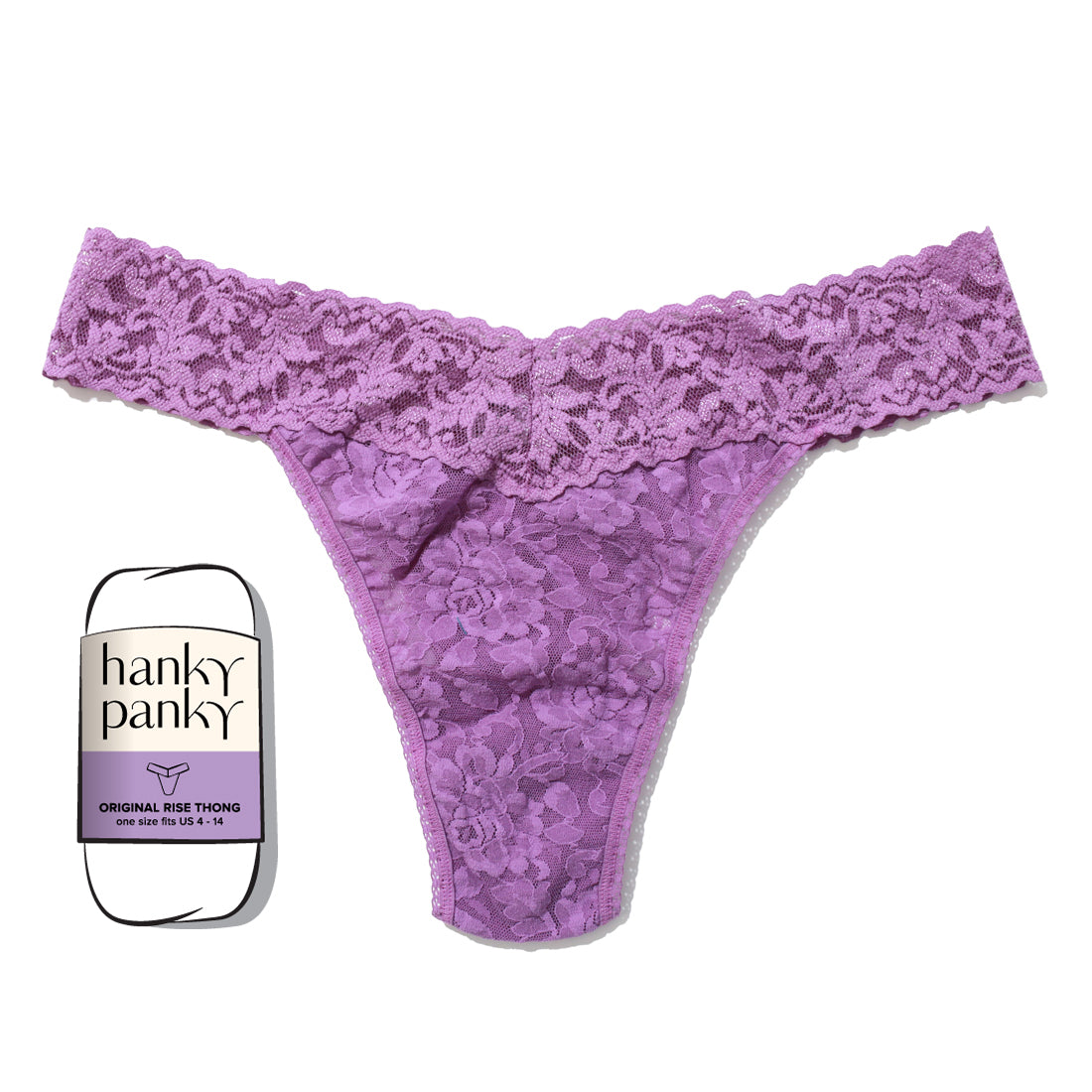 Signature Lace Original Rise Thong